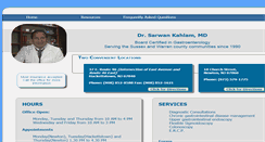 Desktop Screenshot of drkahlam.com